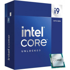 Intel® Core™ i9-14900K, S1700, 2.4-6.0GHz, 24C (8P+16Е) / 32T, 36MB L3 + 32MB L2 Cache, Intel® UHD Graphics 770, 10nm 125W, Unlocked, Retail (without cooler)